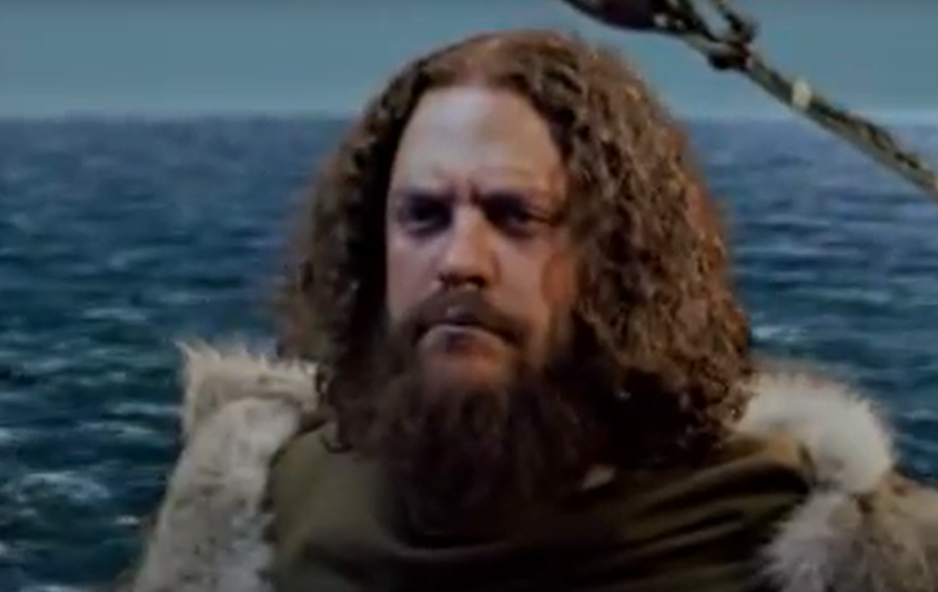 A screenshot from the short movie Vikings: Journey to New Worlds