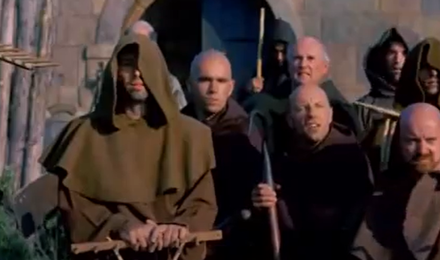 A screenshot from the short movie Vikings: Journey to New Worlds