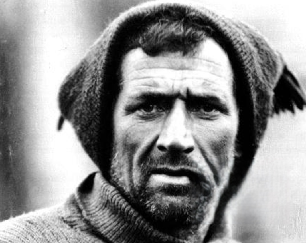 Photo of Tom Crean taken aboard the Endurance, 1914.