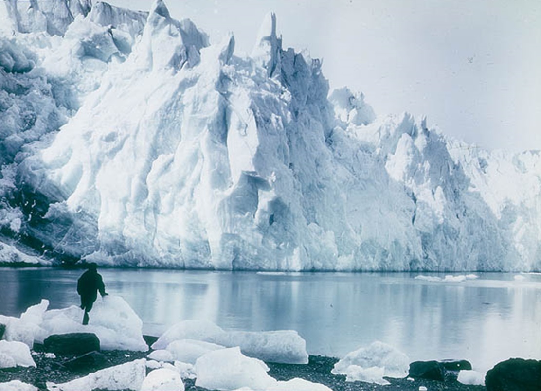 New Fortuna Glacier, 1915 - Photographed By Frank Hurley