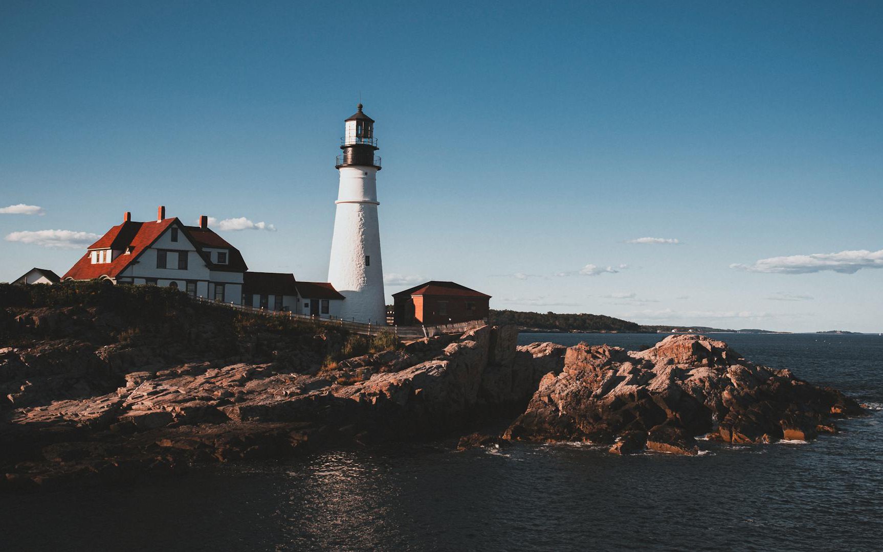 Portland Head Light in Maine in USA