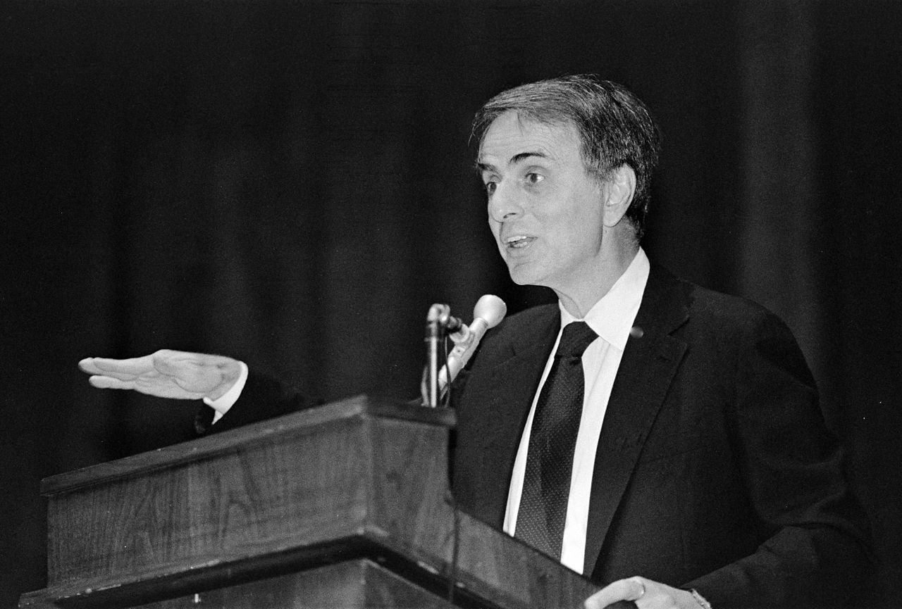 Astronomer Carl Sagan In 1987