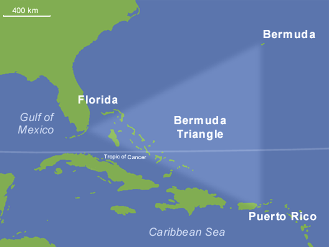Bermuda Triangle Map