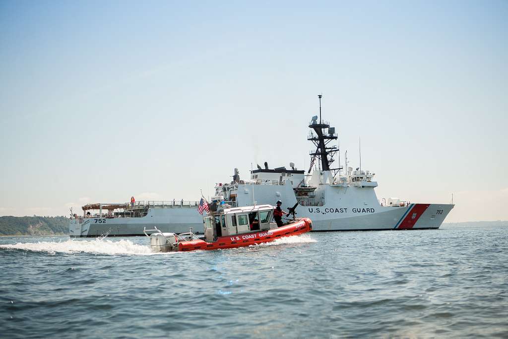 U.S. Coast Guard Station Seattle escort Coast Guard Cutter Stratton