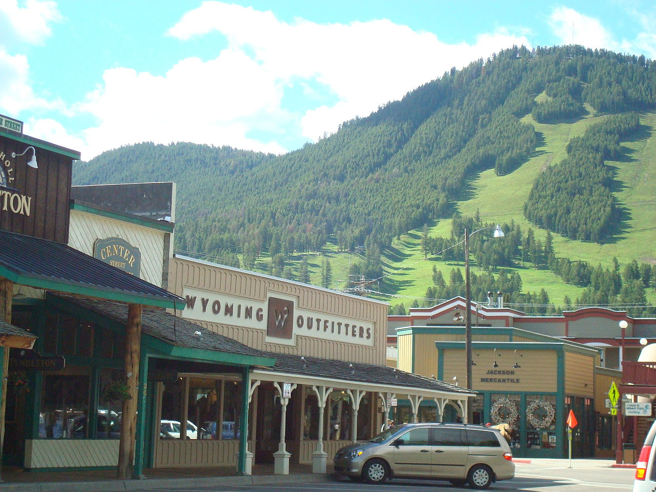 Downtown Jackson Wyoming USA