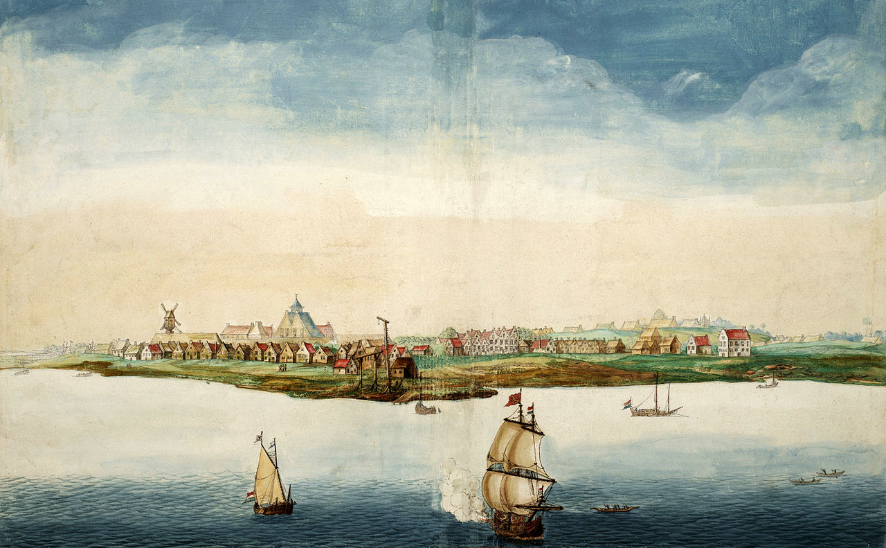 Early picture of New Amsterdam in New York
