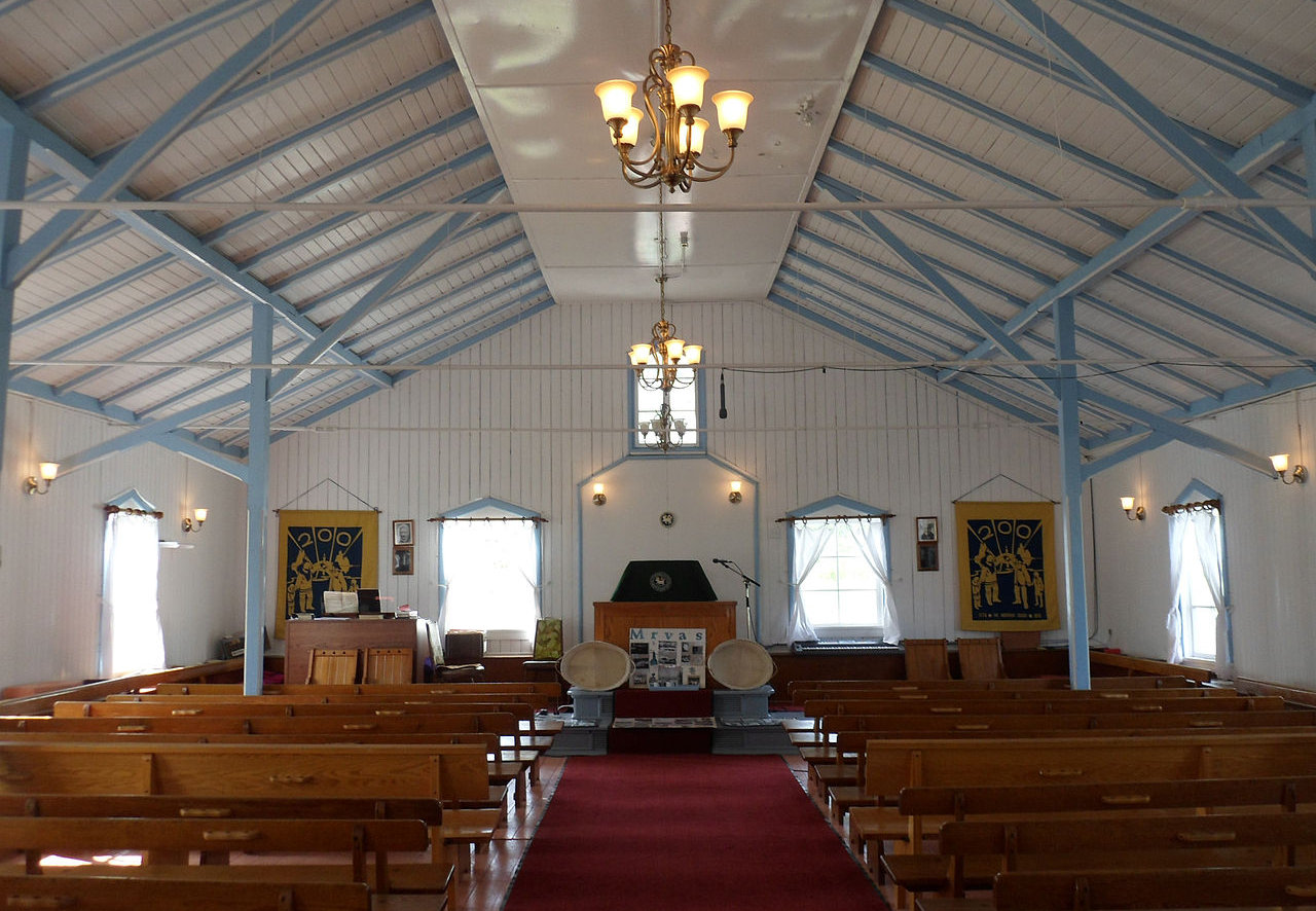 Interior of a Moravian Church