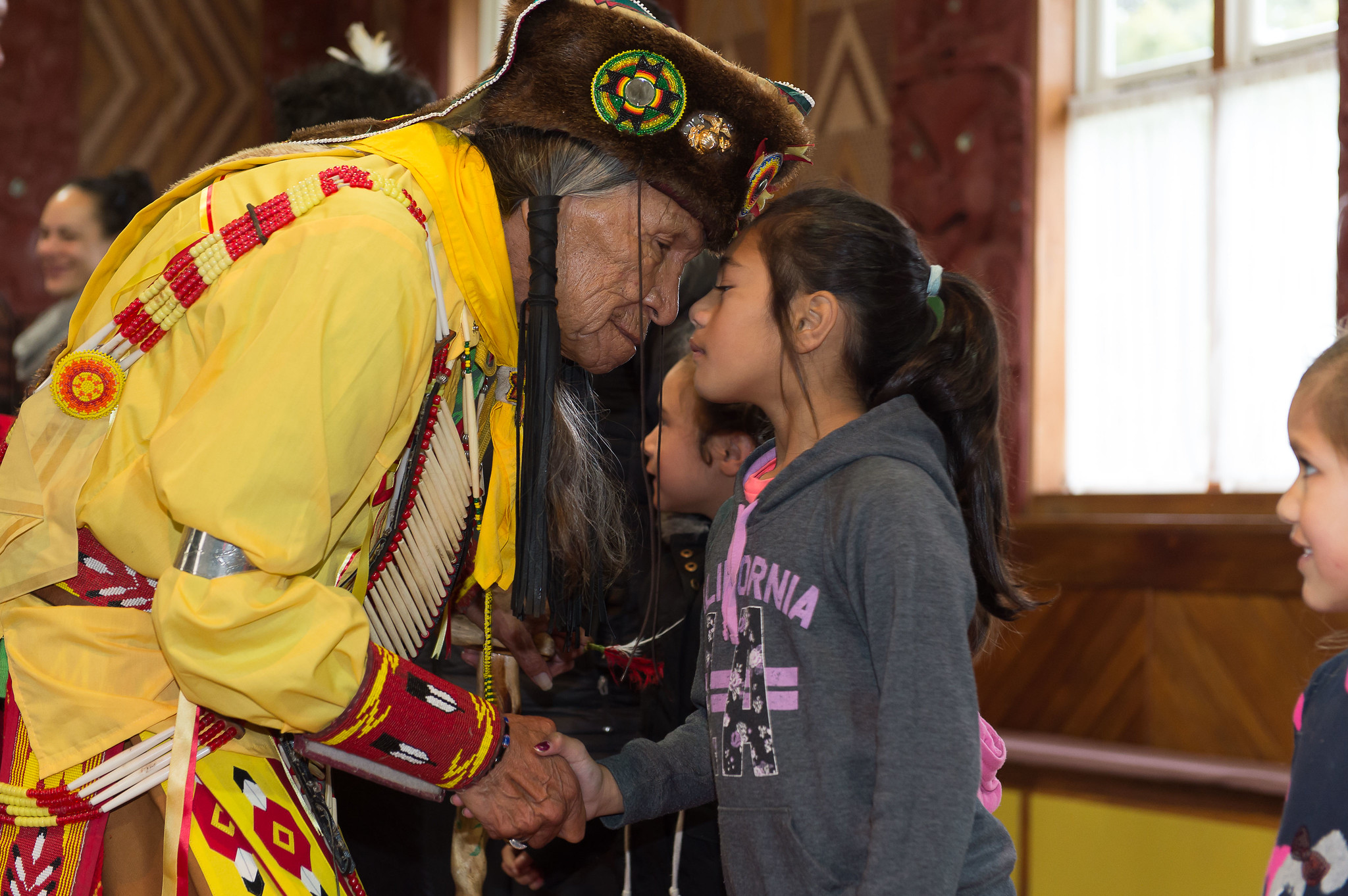 Native American actors Saginaw Grant and Rick Mora