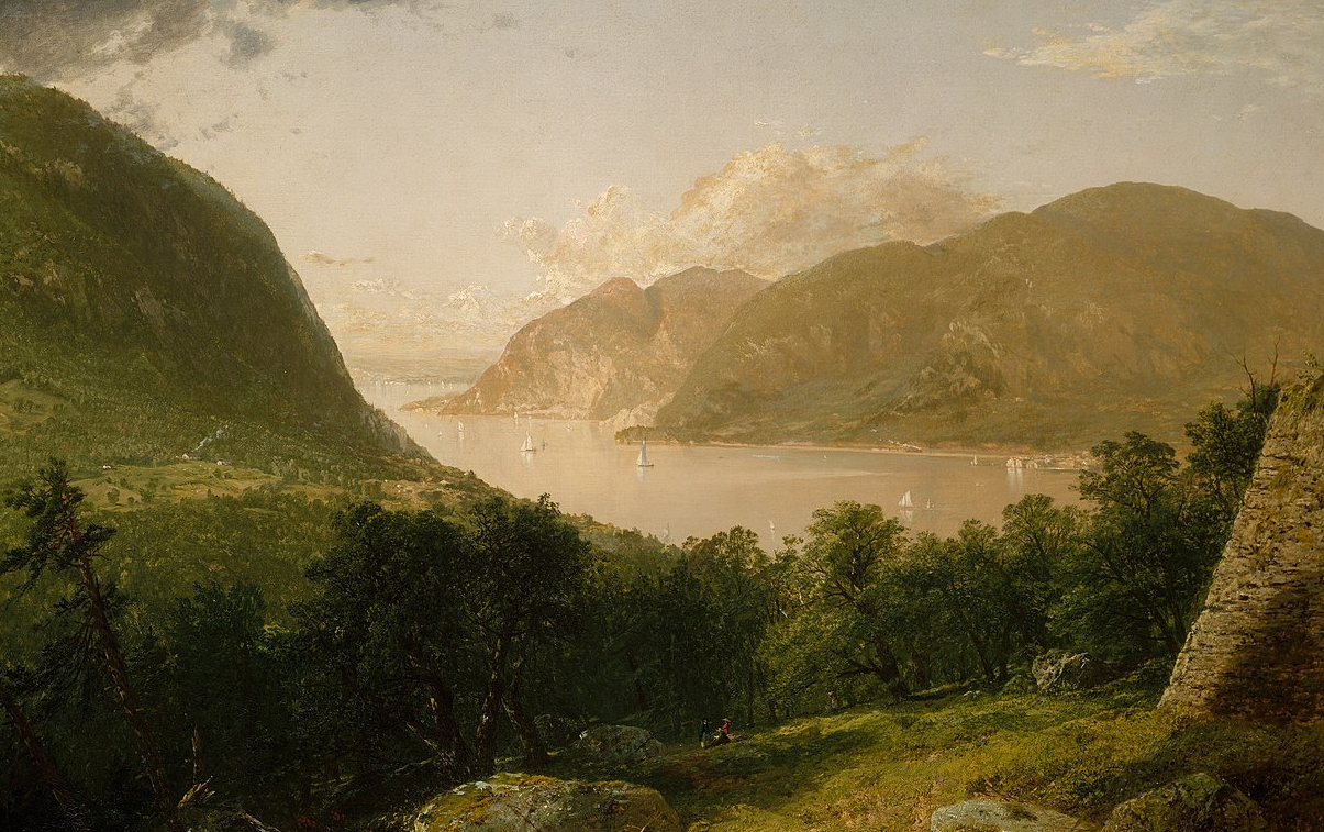 Landscape Painting of Hudson River