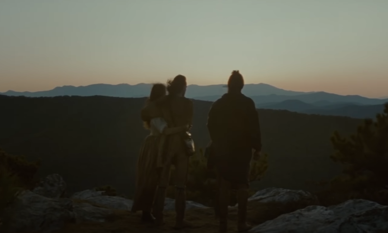 A screenshot from the movie The Last of the Mohicans