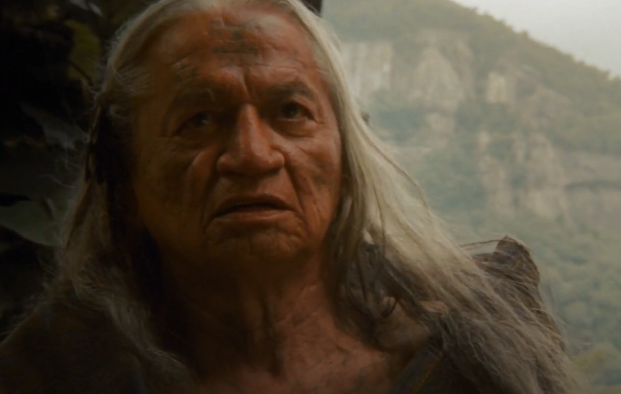 A screenshot from the movie The Last of the Mohicans