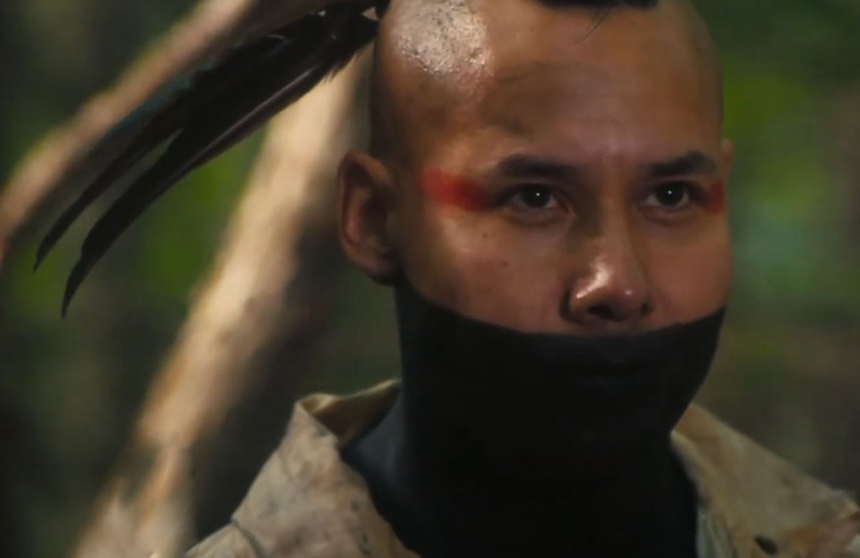 A screenshot from the movie Mohawk
