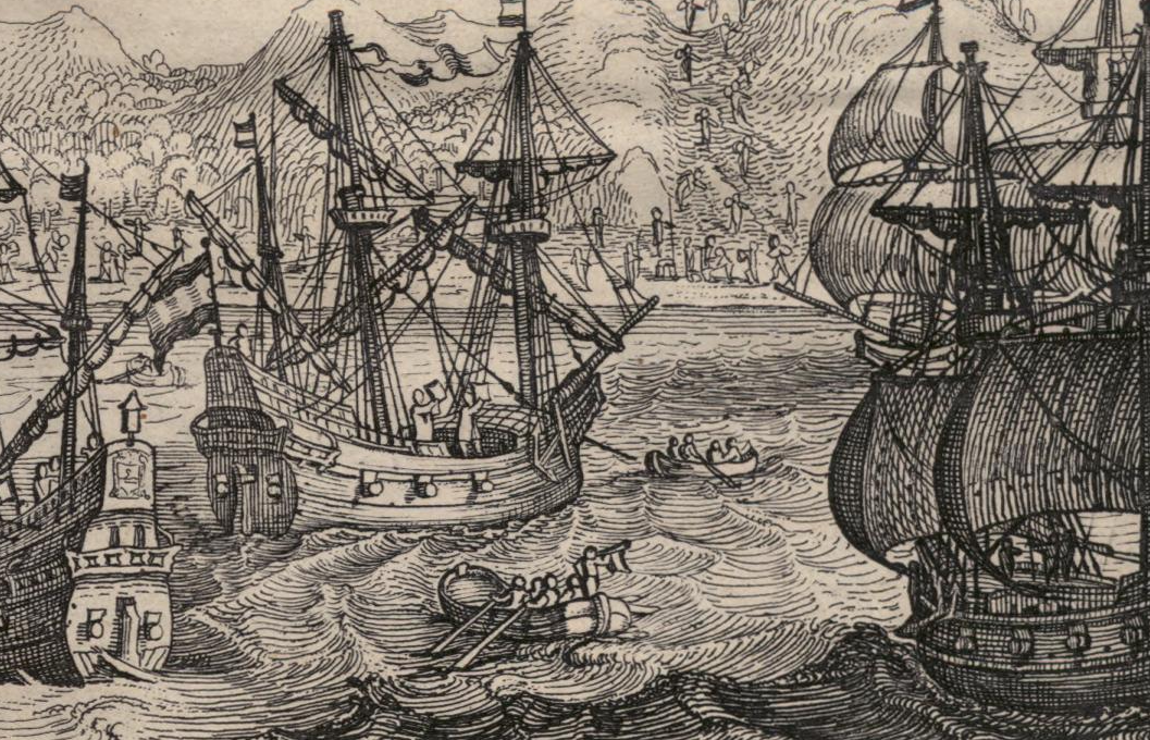 A sketch of the first permanent Dutch settlement