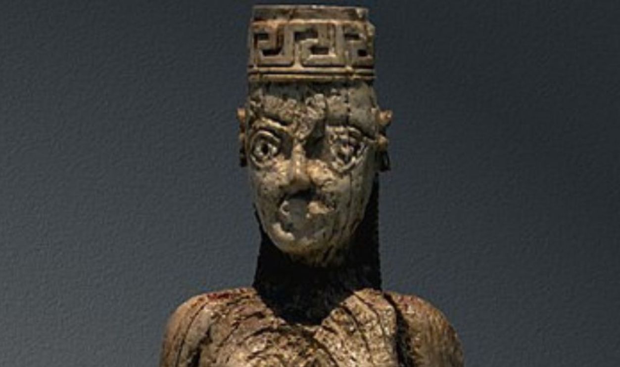 Ivory female statuette