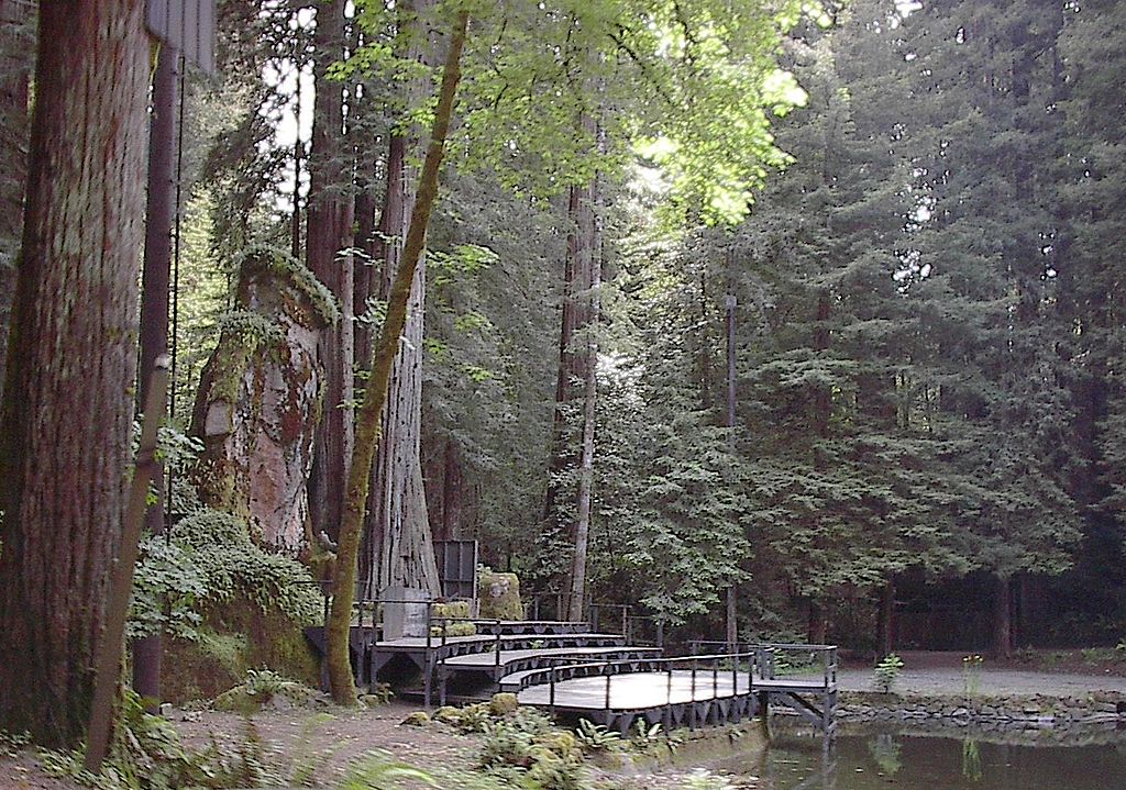Photo of the Owl Shrine at The Bohemian Grove