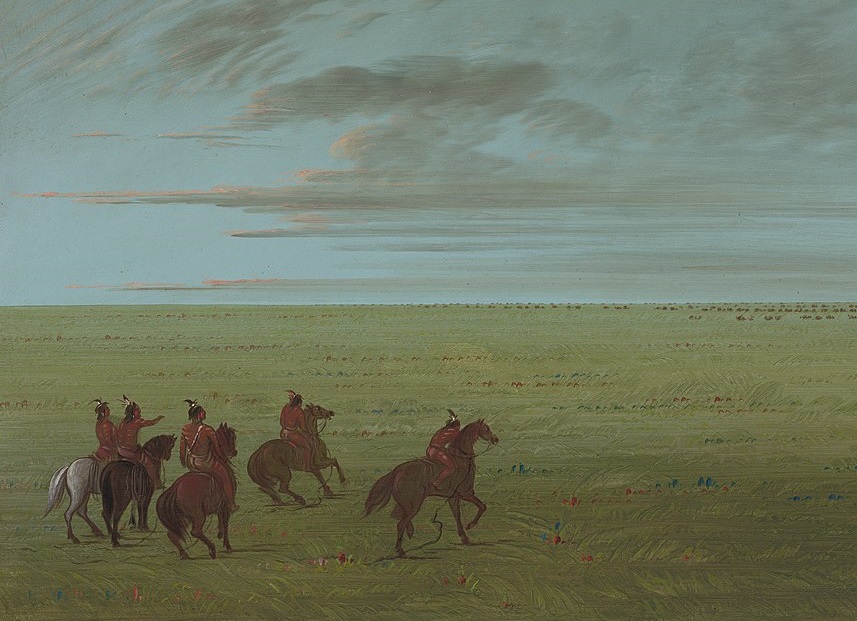 George Catlin, Connibos Starting For Wild Horses