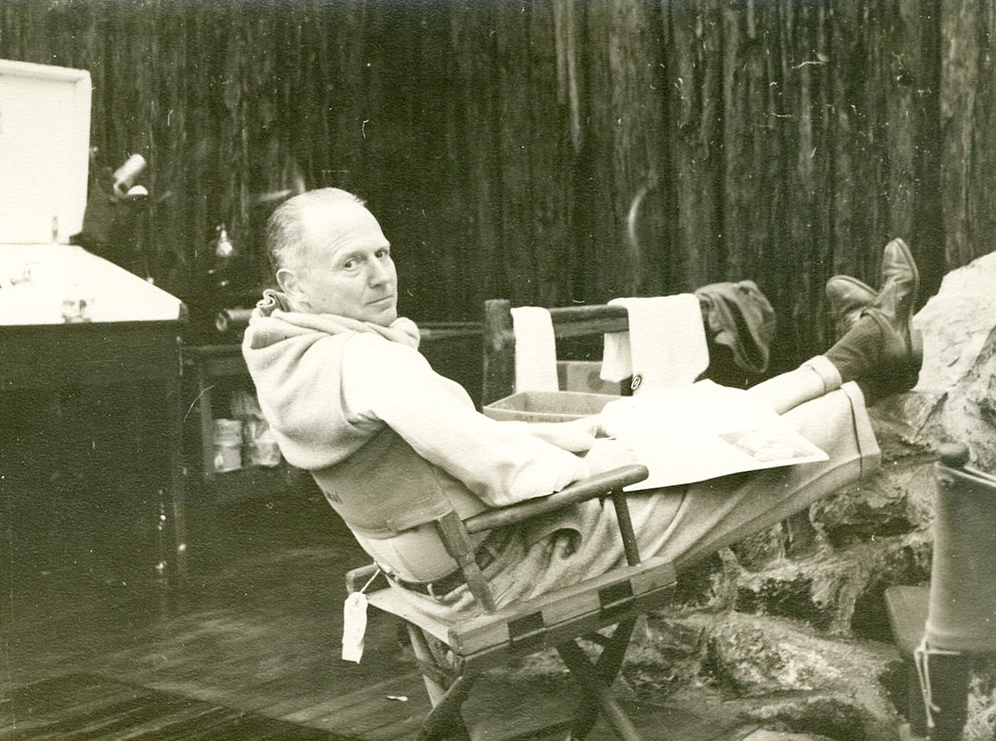 Grayscale Portrait Photo of Bohemian Grove Member