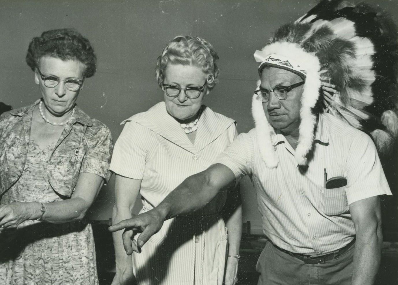 Oneida Nation of the Thames, Oneida Settlement- Scale Model Displayed, 1964
