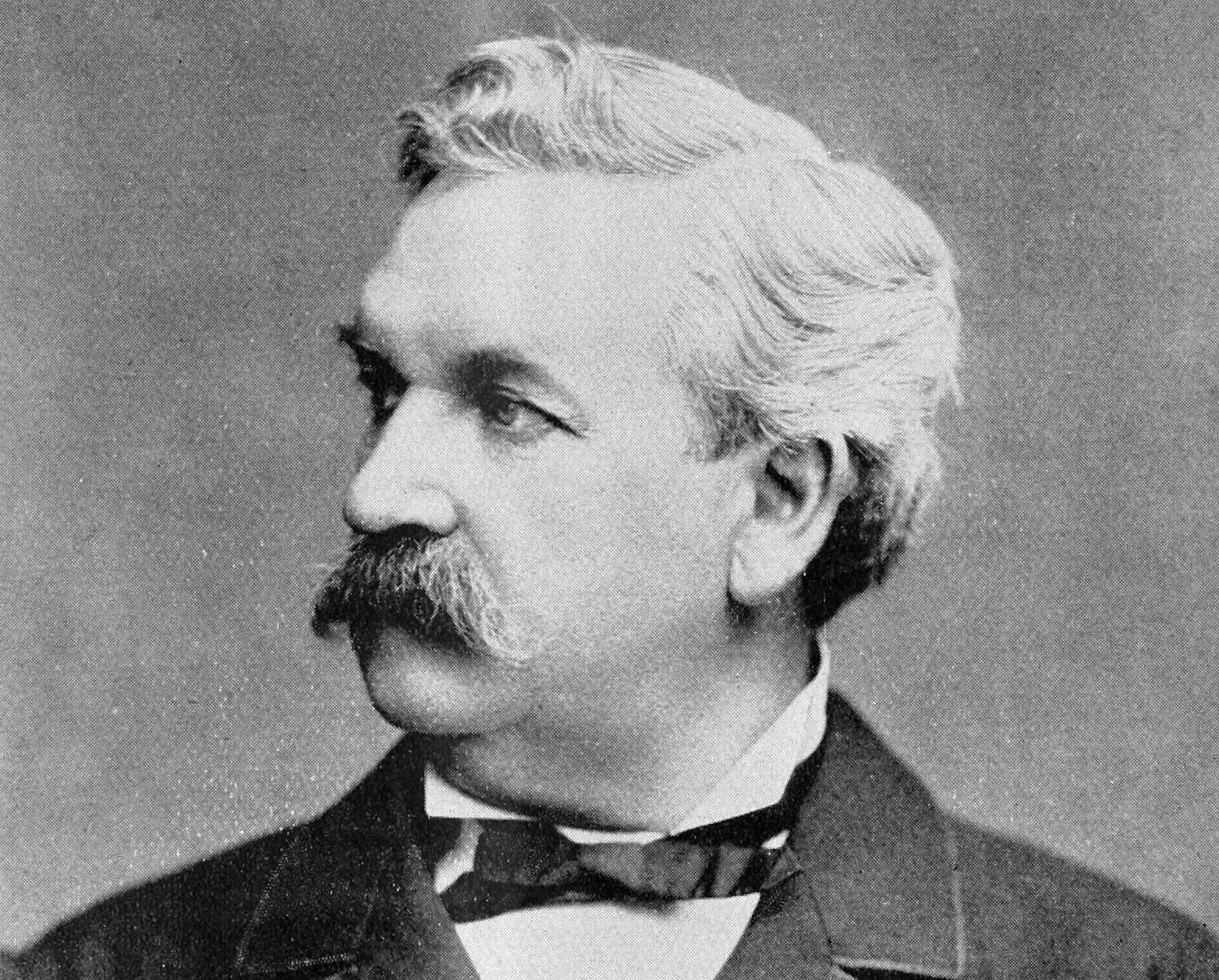 Grayscale Engraving of actor and entomologist Henry Edwards