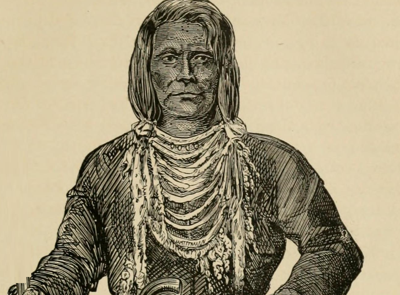 Oneida Indian illustration.