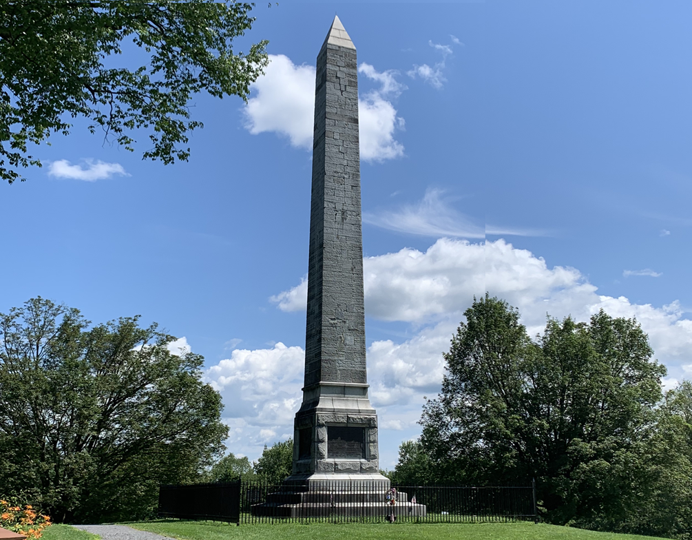 Monument to the Battle of Oriskany at the Oriskany Battlefield.