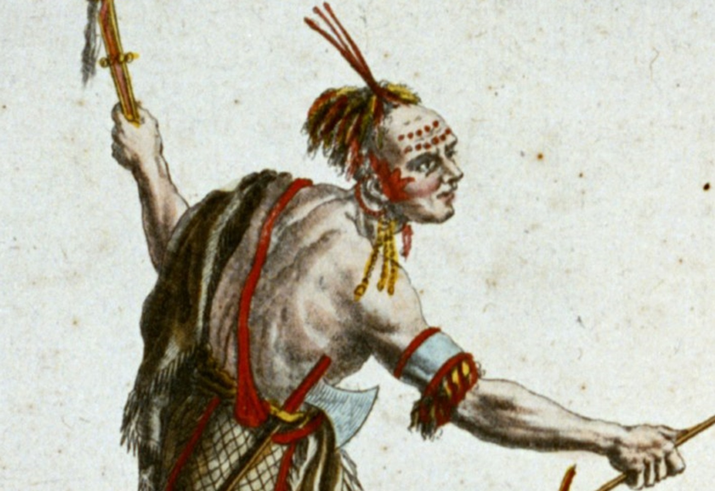 Sauvage Iroquois - painting 1796