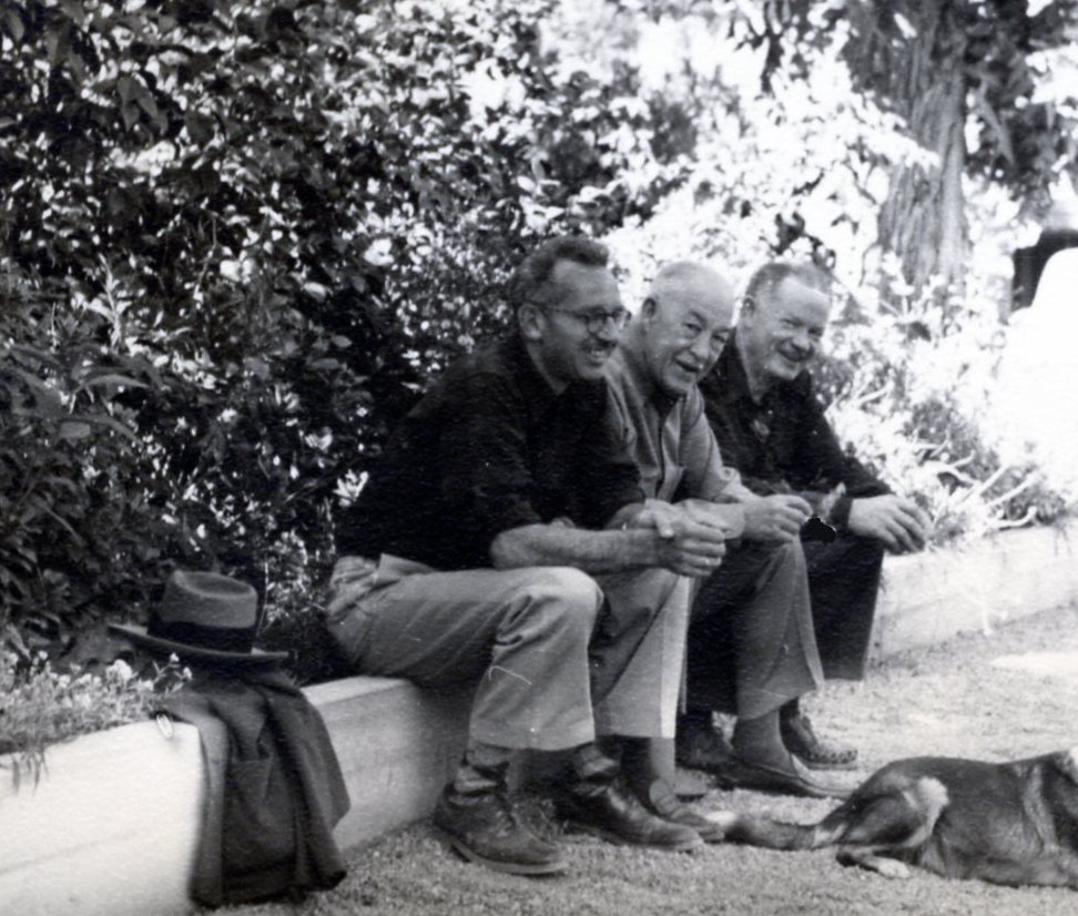 Grayscale Portrait Photo of Members of Bohemian Club