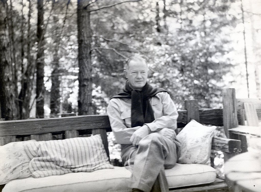 Grayscale Portrait Photo of Bohemian Grove Member