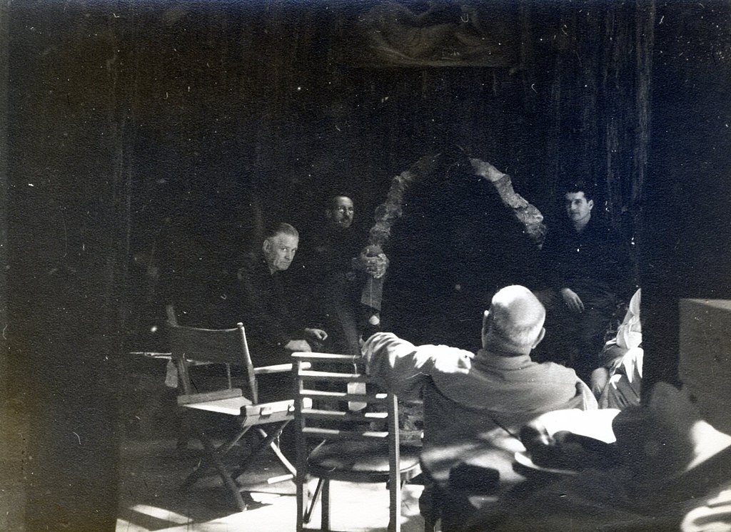 Grayscale Portrait Photo of Bohemian Grove Members