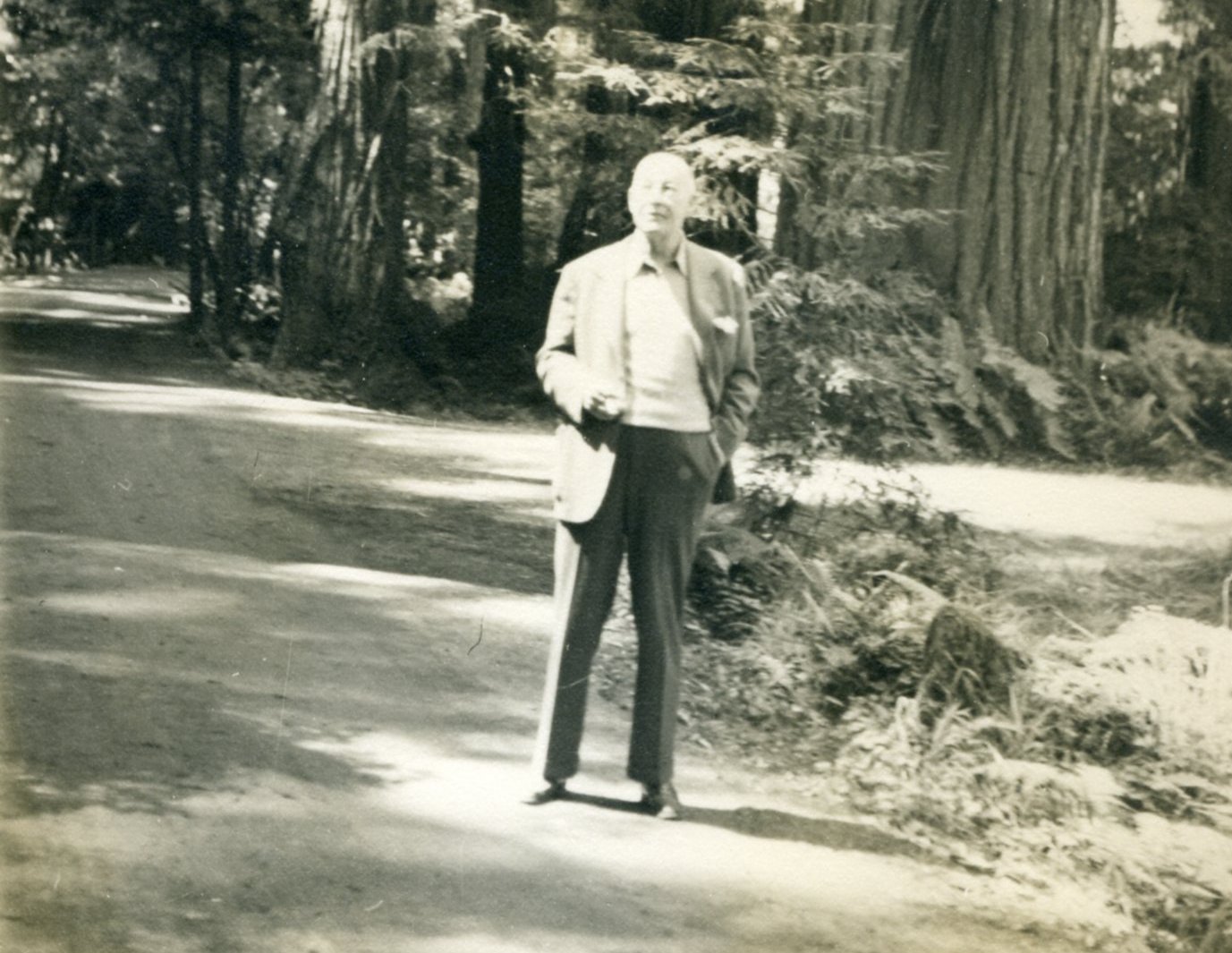 Grayscale Portrait Photo of Bohemian Grove Member