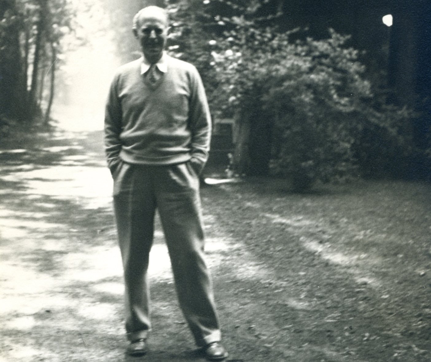 Grayscale Portrait Photo of Bohemian Grove Member