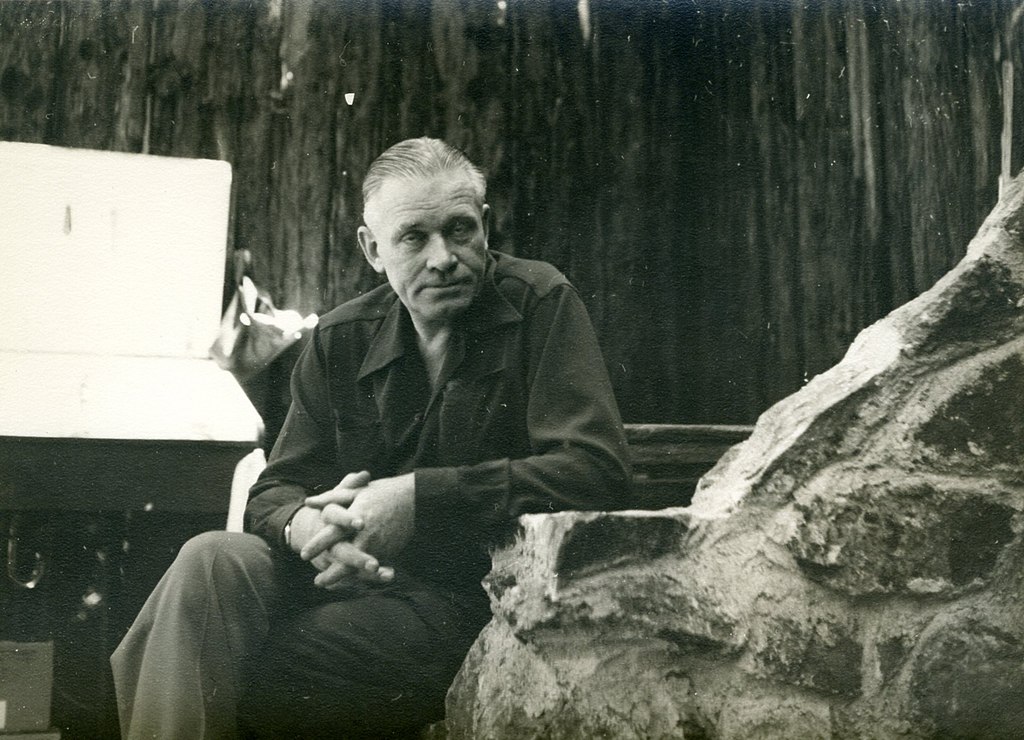 Grayscale Portrait Photo of Bohemian Grove Member