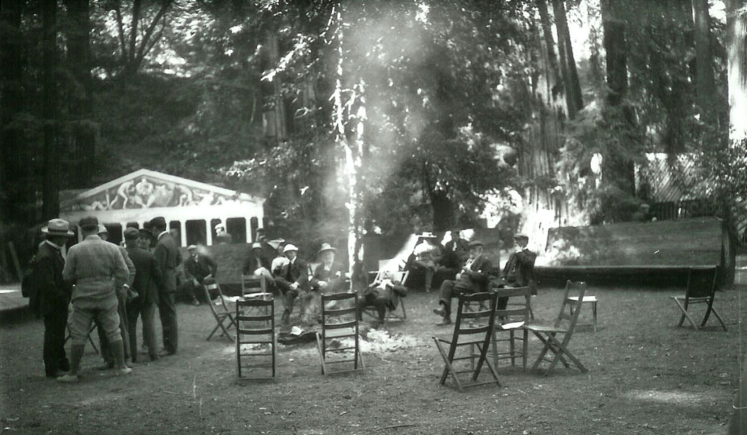 Bohemian Grove During The Summer Hi-Jinks, Circa 1911-16.