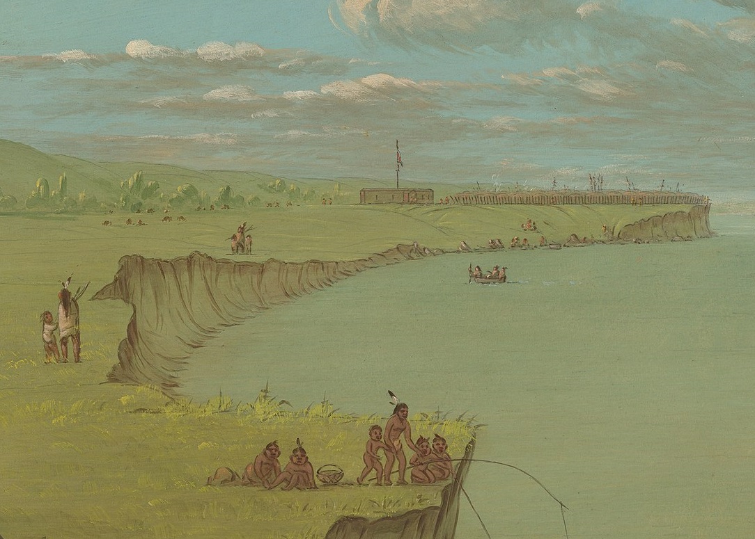 Indian Village - A Distant View