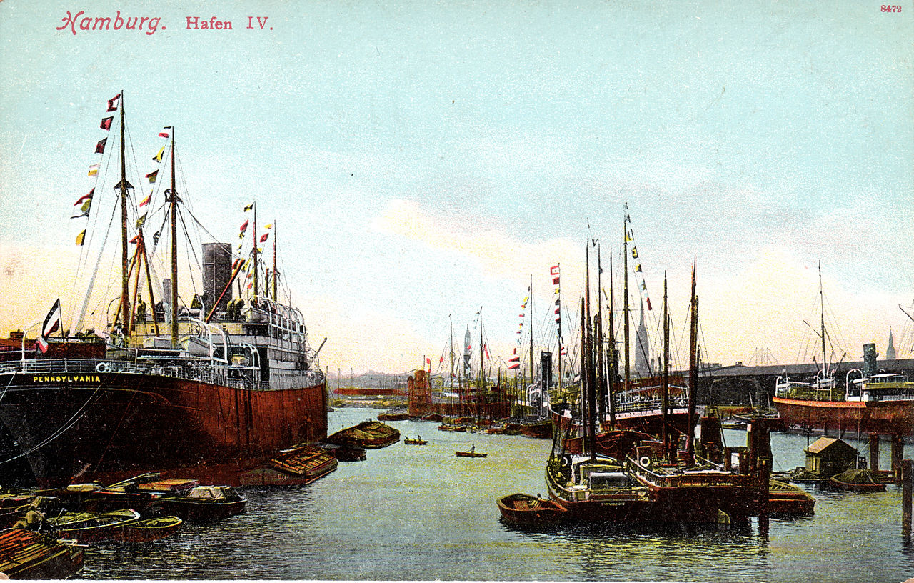 Hamburg: Harbor 1907