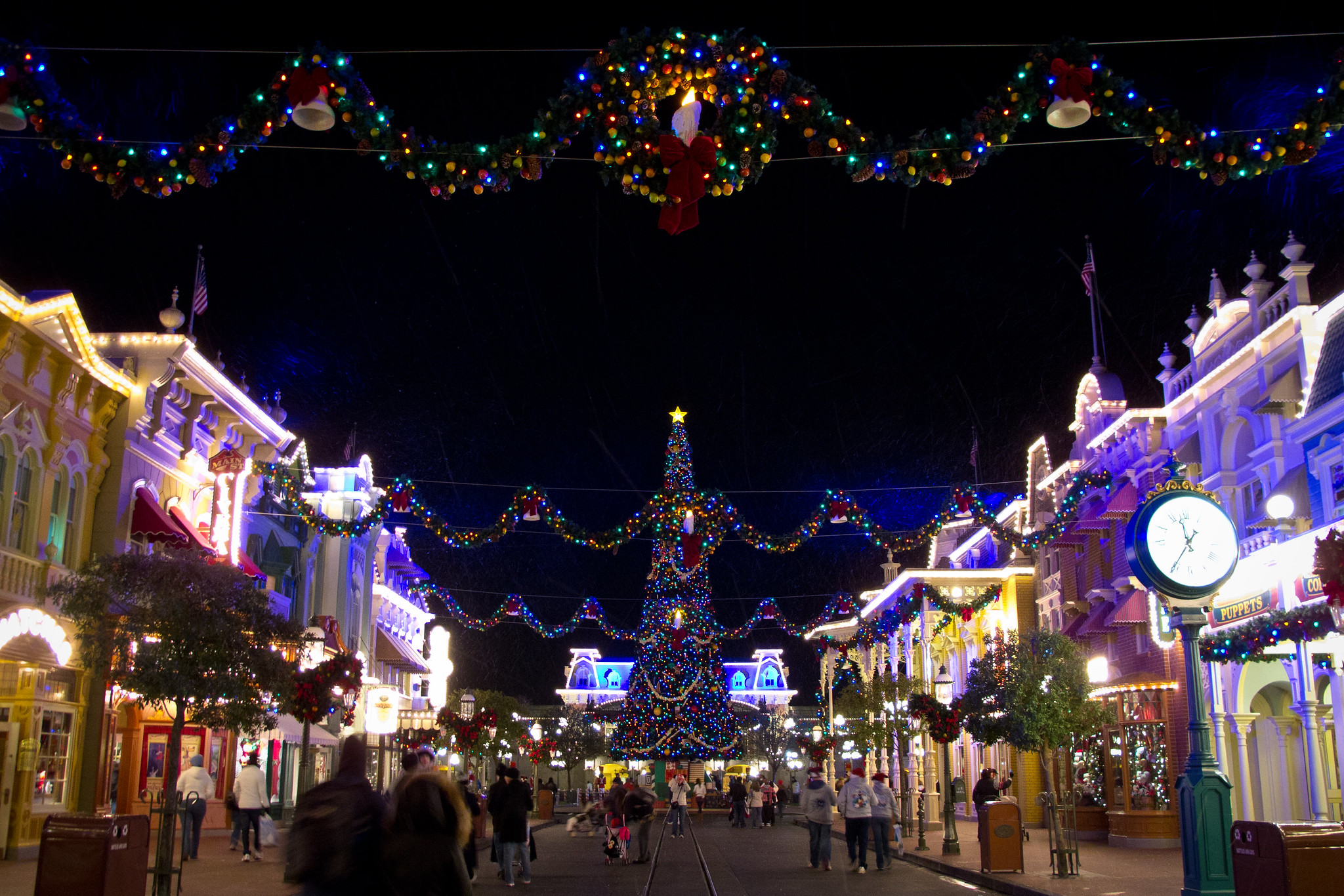 During the Mickey's Very Merry Christmas Party in the Magic Kingdom - 2010