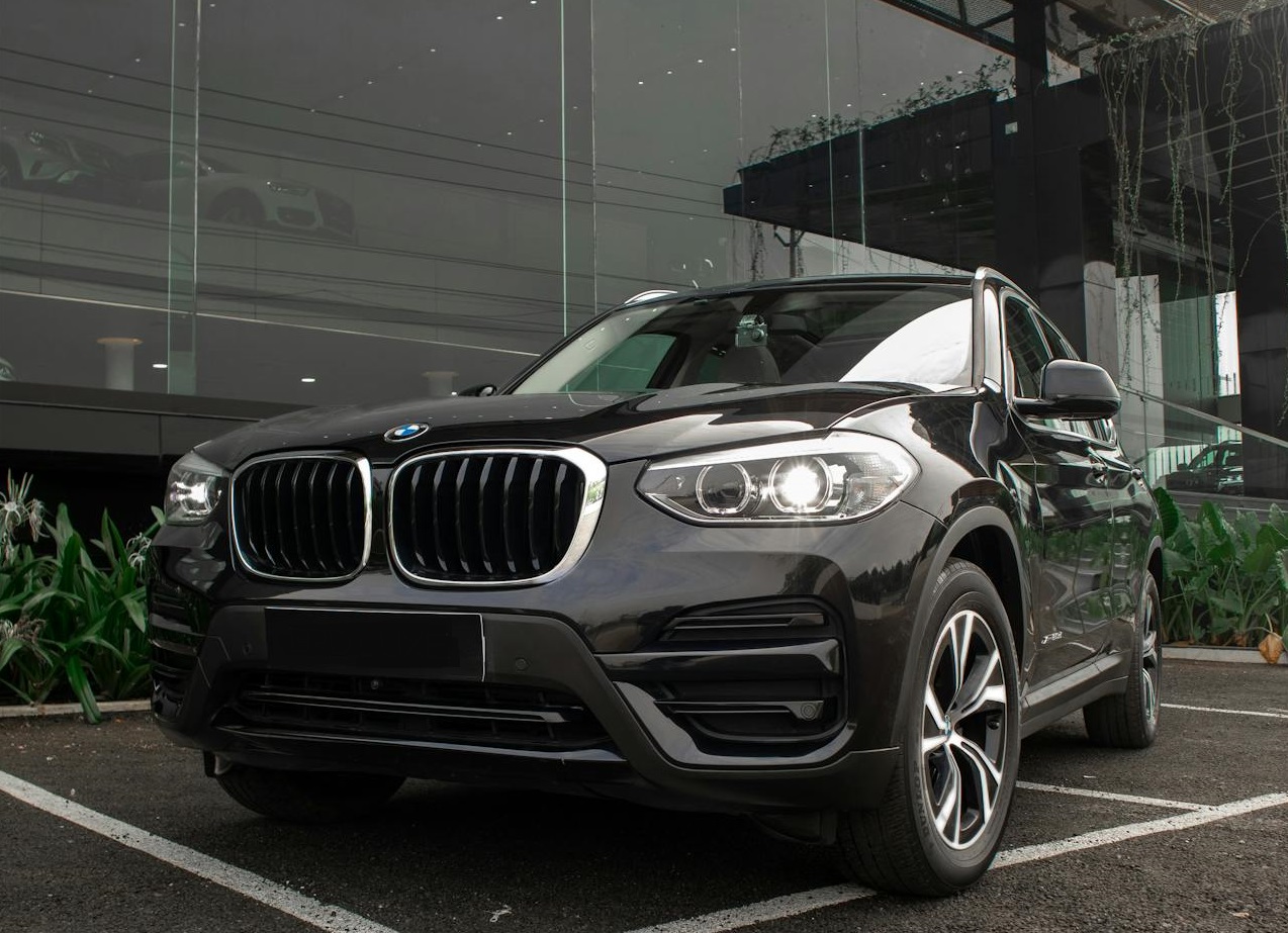 Black BMW SUV at the Parking Lot.