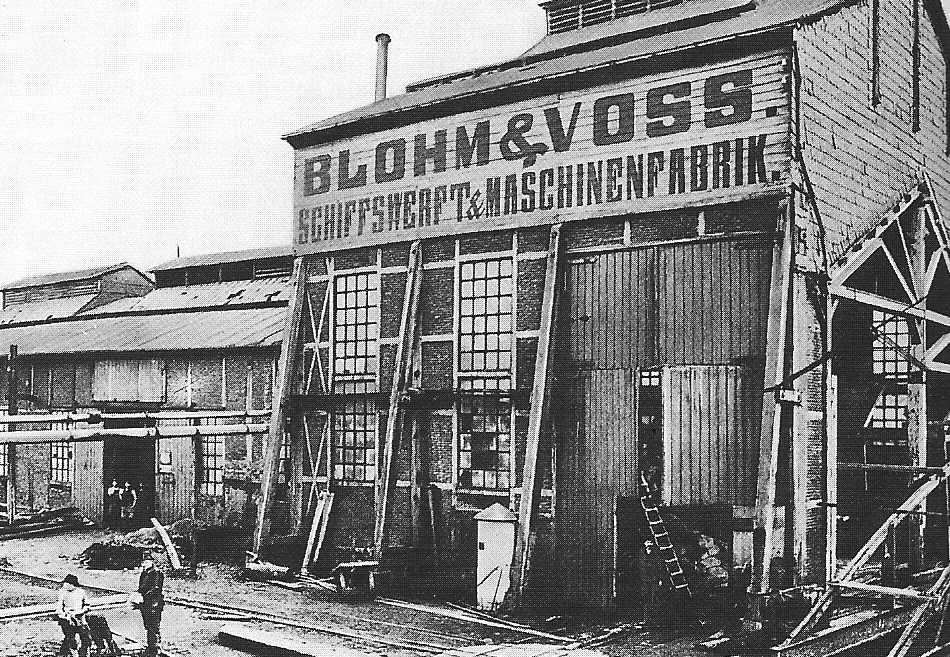 Shipyard of Blohm & Voss.