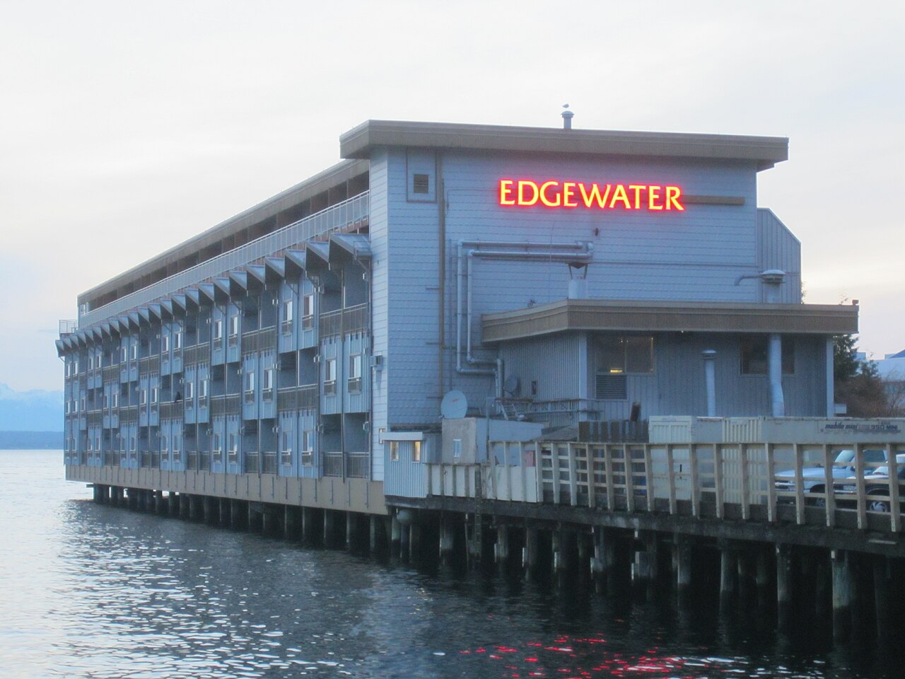 The Edgewater in Seattle, Washington in April 2012