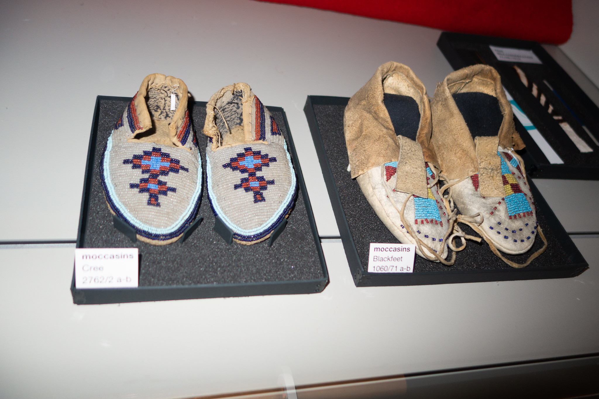 Blackfoot and Cree moccasins