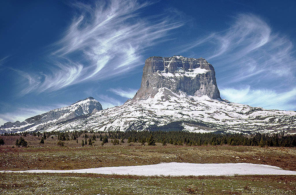 Chief Mountain at Blackfoot territory