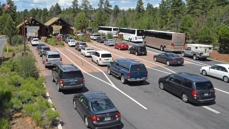Grand Canyon National Park - South Entrance Line
