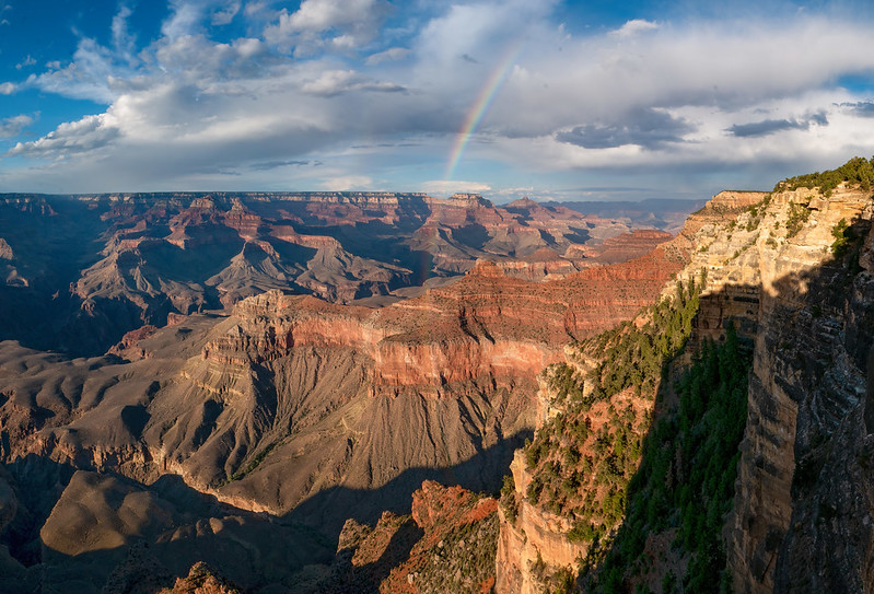 Grand Canyon National Park, Yavapai Point Rainbow