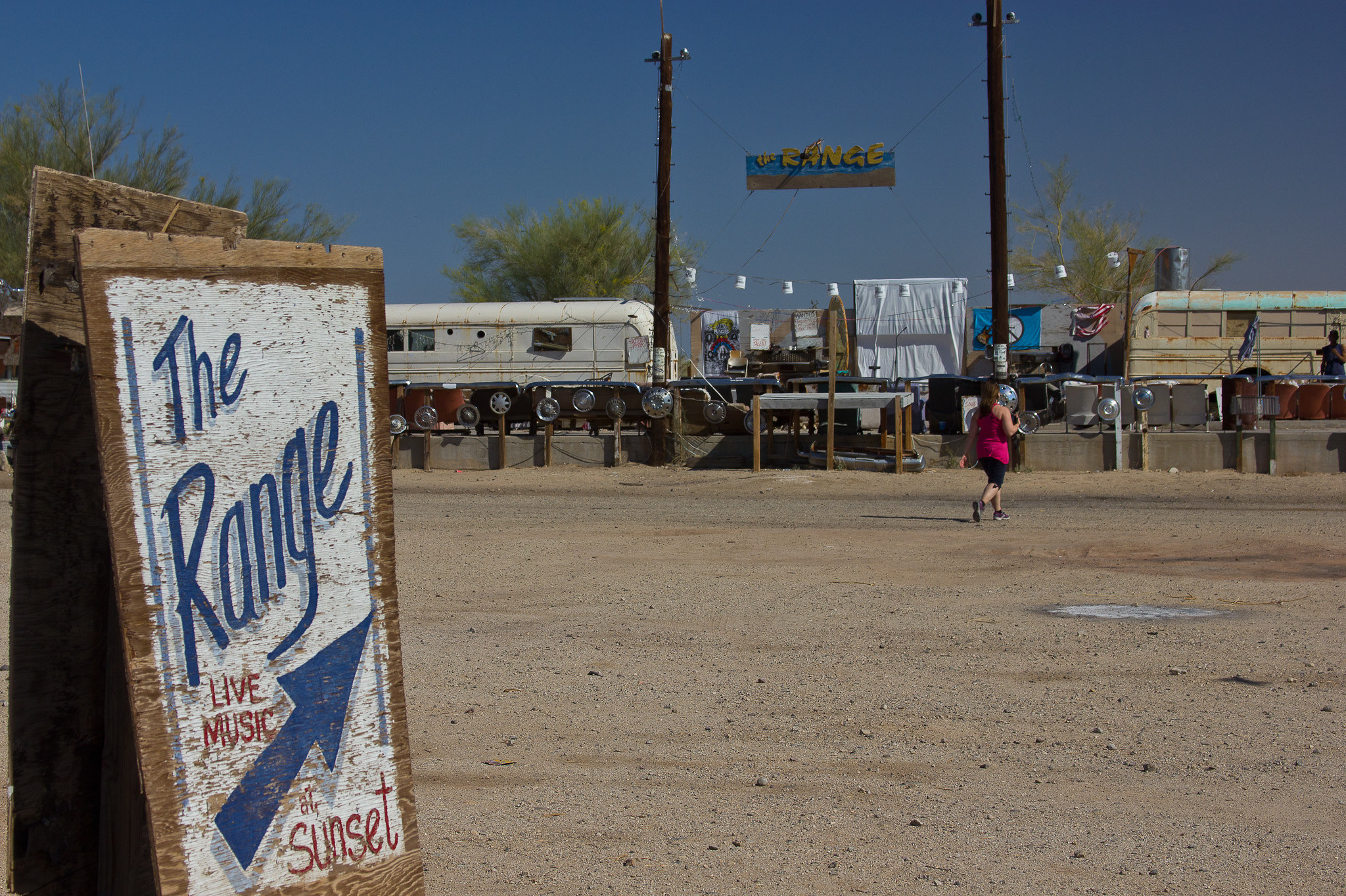 The best nightclub in Slab City, The Range - 2011