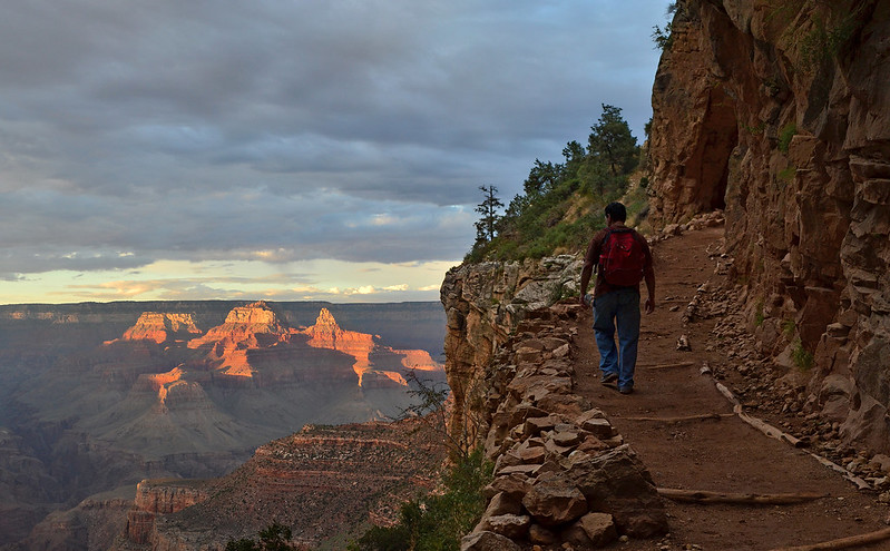 View of the Grand Canyon Skywalk from afar