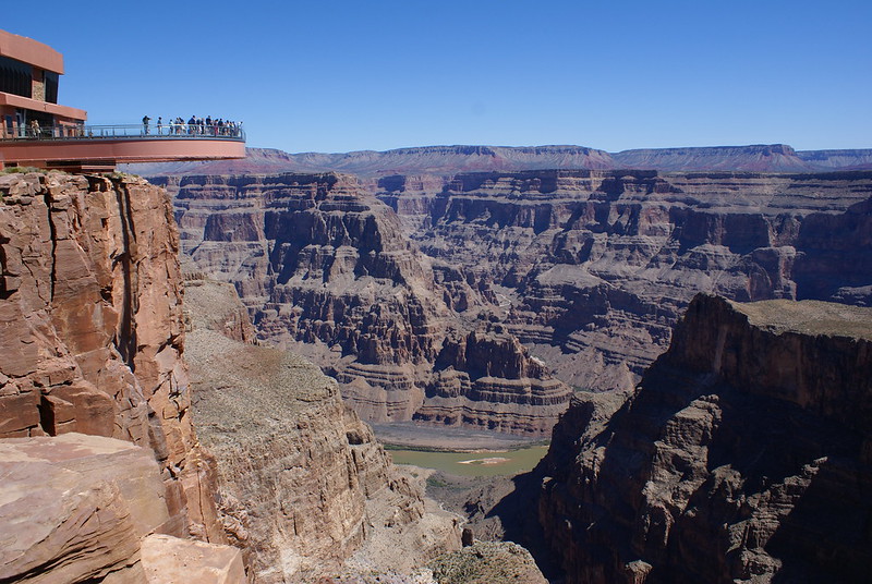 Skywalk at Grand Canyon West Ridge in the Grand Canyon National Park