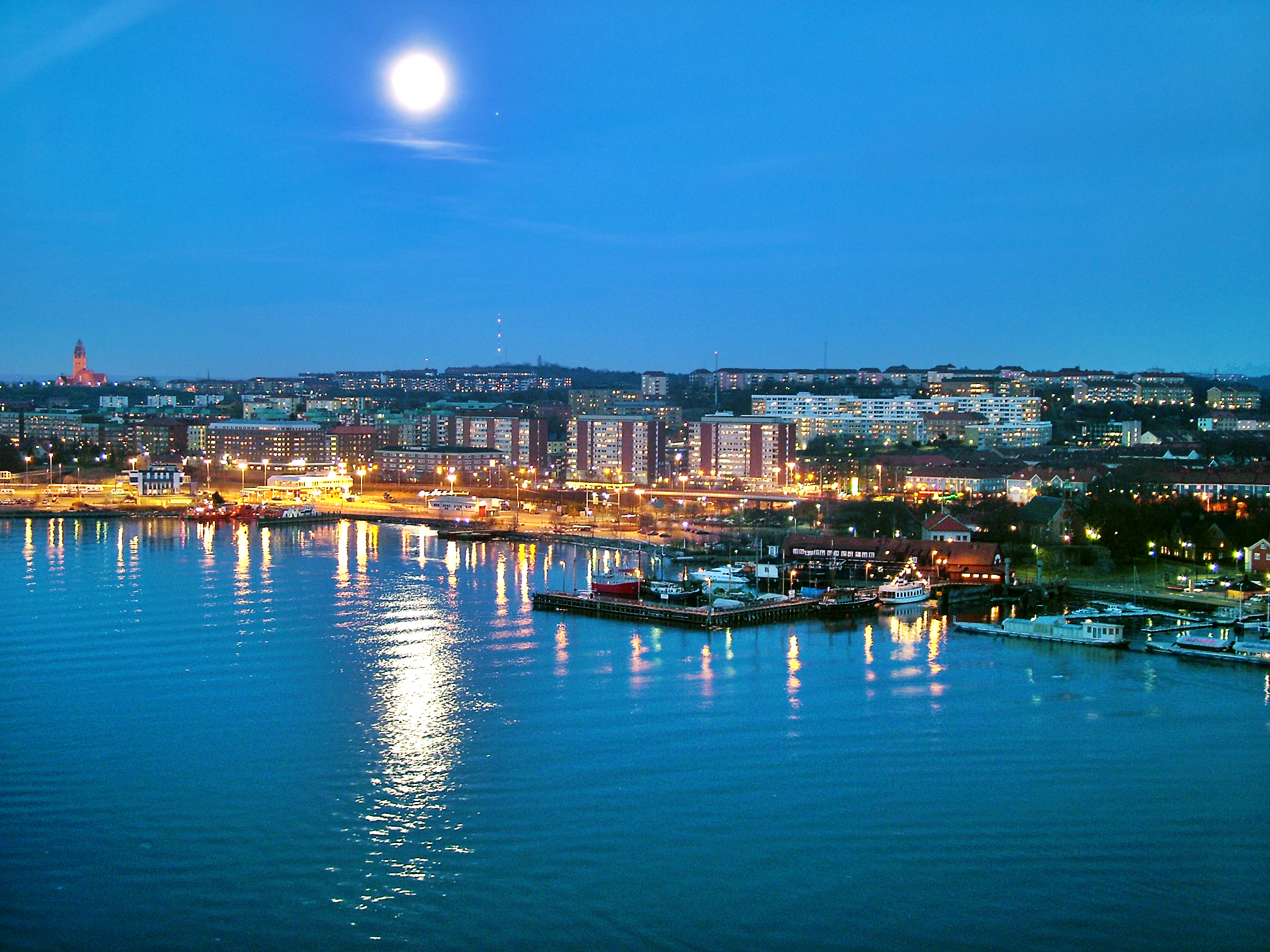 Göteborg In Moon Light