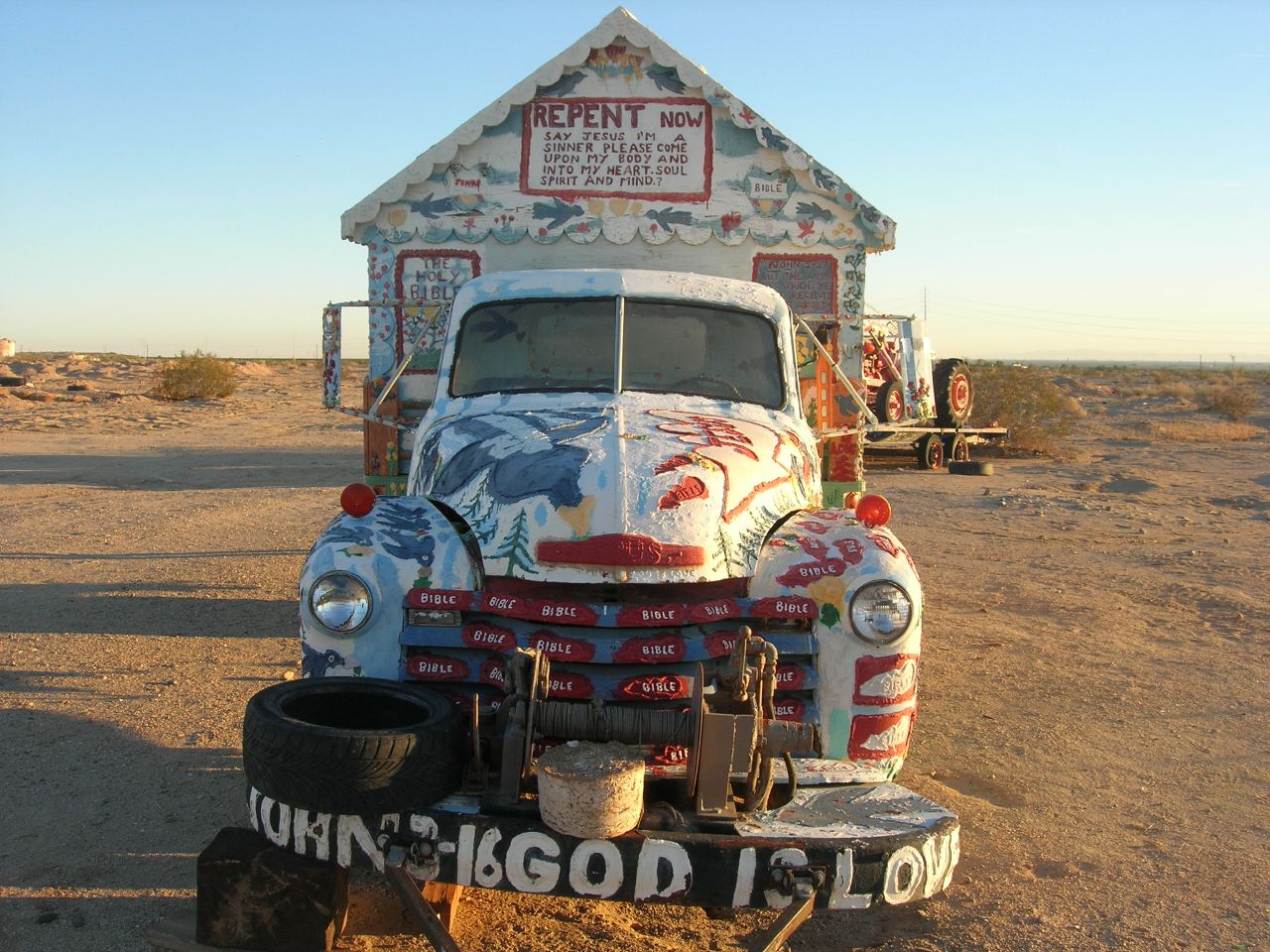 Salvation Mountain truck - 2008