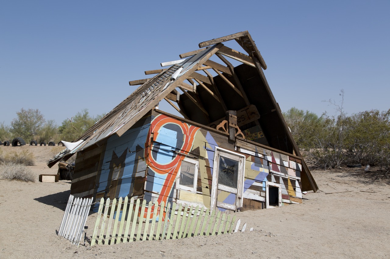 East Jesus Art project located in Slab City, California - 2012