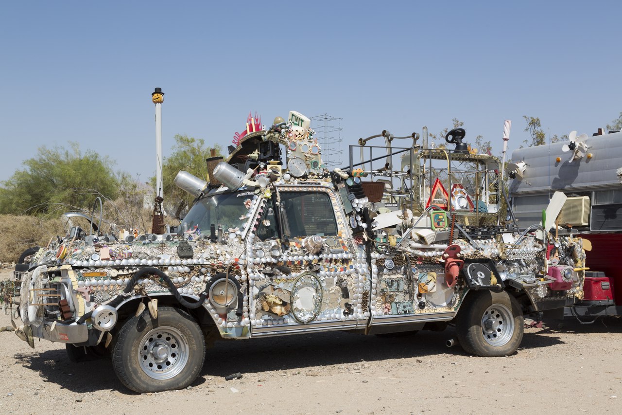 Title: East Jesus is an experimental, habitable, extensible artwork in progress since 2006.